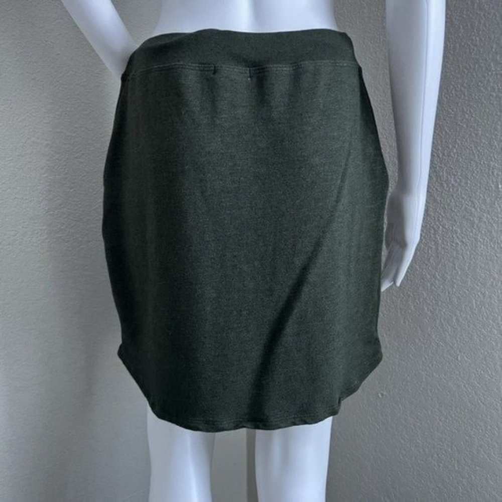 Sundry for Evereve Women's Skirt Size 2 M Drawstring Casual Dark Green - Picture 6 of 6